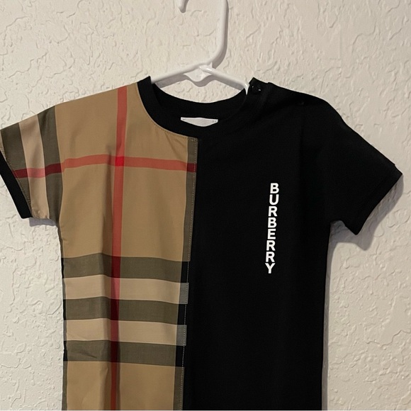 Burberry Other - Burberry Black and Tan 18-Month One Piece—Never Worn